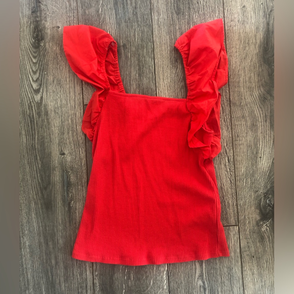 A new day puffy sleeve sleeve top
